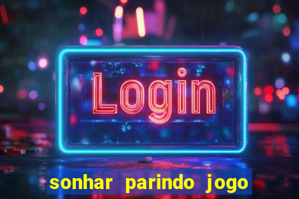 sonhar parindo jogo do bicho