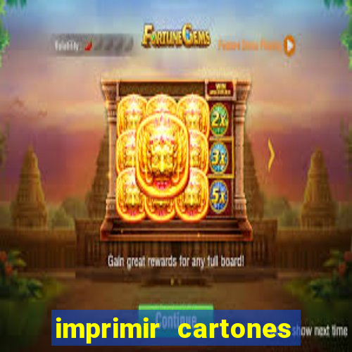 imprimir cartones de bingo