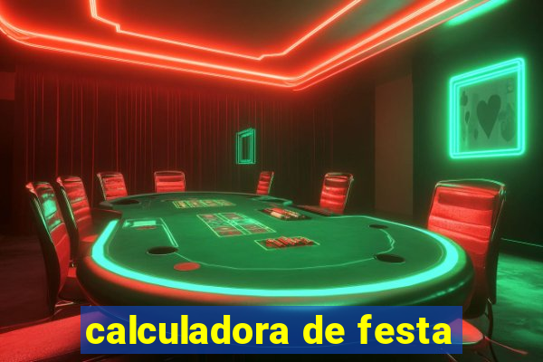 calculadora de festa