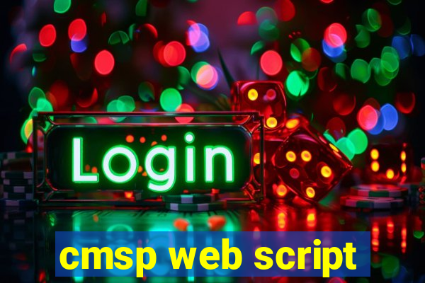 cmsp web script