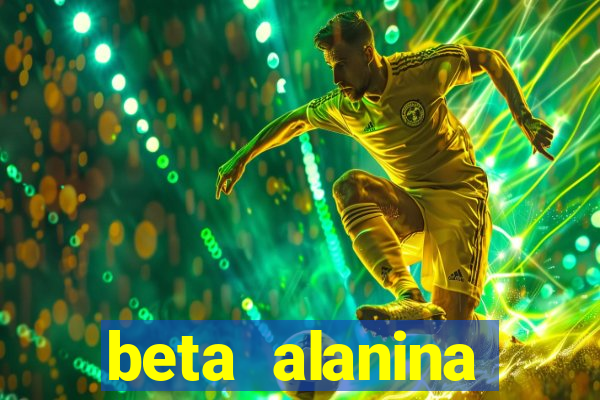 beta alanina aumenta a pressao